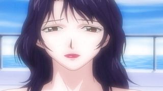 Meaty-Titted nymph has hooked up with two fellows on a cruise and had a trio-way with them