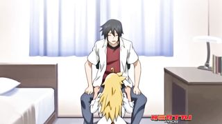 Toon platinum-towheaded with hefty boobies is getting slammed with a rock hard man-meat and enjoying it