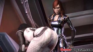 Miranda Lawson and her girl-friend are fuckin' in the middle of the night and lovin’ it