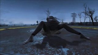 Creatures from Fallout are using every opportunity to slurp pussy and hookup it a bit