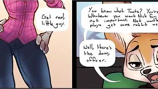 Finnick and Judy from Zootopia are drilling all night long and liking it a slew of