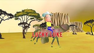 Lucky Luke is making sure that African beasts are safe and can romp all day long