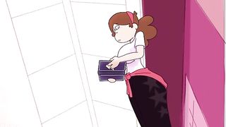 Dipper and Mable are often having adventures that include showcasing a rock rock rock-hard man sausage, or milk cans