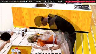 Ginormous jugged lady is getting porked very rock rigid while her hubby is out of town