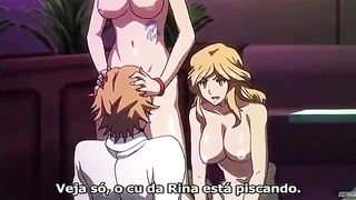 Anime-Cartoon babe with yam-sized knockers is squealing while getting porked firm from the back