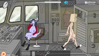 CartoonPorn - Curvaceous doll with gigantic milk cans asked a thin stud to hookup her sloppy brains out