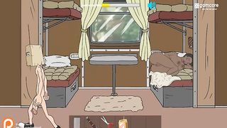 CartoonPorn - Curvaceous doll with gigantic milk cans asked a thin stud to hookup her sloppy brains out