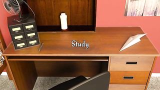 Smoking supah-super-steamy platinum-ash-blonde in red lingerie is vigorously making love with a uber-mind-blowing boy from the gym