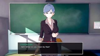 Pink haired babe with pigtails is in the mood to get banged, until she shoots a load