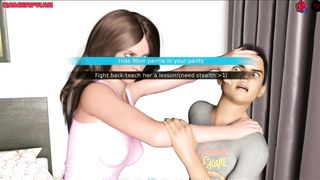 Buxom dark haired mother is constantly doing supah-nasty stuff with her step- son-in-law-in-law, who is always insatiable