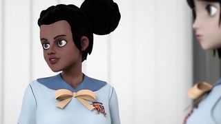 Carton hotties are taking off their clothes and expecting to get smashed rock rigid, until they jizm