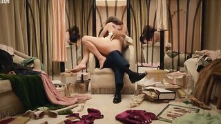 Lily James, Emily Beecham sexy and nude scenes - The Pursuit of Love s01e01-03 (2021) TV movie
