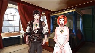 Red haired gal is fucking a demon, because his big dick feels better than anything else