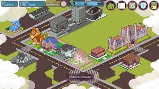 Horny babe was using a big sex toy to drill her ass before having sex