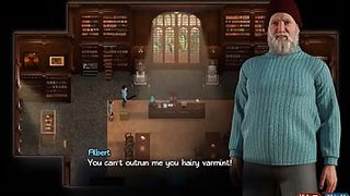 Big titted brunette from a video game needs a massage and a nice fuck, if possible