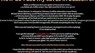 Horny redhead is getting fucked while standing and trying not to moan too loud during an orgasm