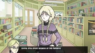 Blonde babe with braids can't wait to get her daily dose of fuck, until she cums