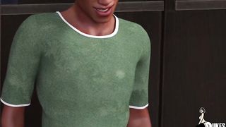 Slutty milf is getting fucked in the local club and moaning from pleasure while cumming