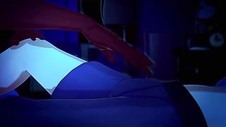 Mery the Succubus visits guys in the middle of the night and plays with their hard dicks