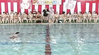 JAV Adult TV Show - Pool Games Group Girls Capture the Bikini