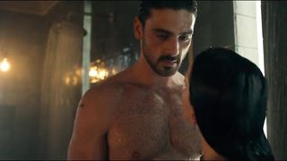 Shower and Airplane TV Scenes