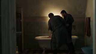 Aliette Opheim, Alba August nude - Knutby s01e03 (2021) TV Show Topless and Masturbation in the bathtub cut scenes