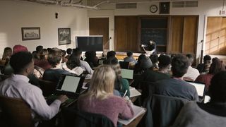 Celina Nemec in short nude scene - The Chair s01e01 (2021) TV adult movie