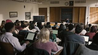 Celina Nemec in short nude scene - The Chair s01e01 (2021) TV adult movie