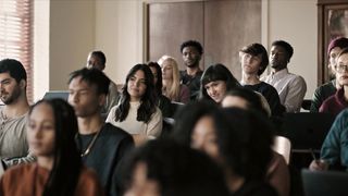 Celina Nemec in short nude scene - The Chair s01e01 (2021) TV adult movie