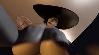 Big Busty Futanari Lady dominates and fucks the young beauty girl (anime)