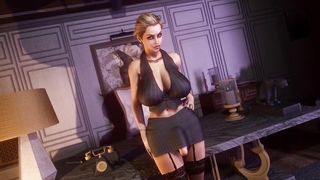 Solo POV Futa BlowJob Animation