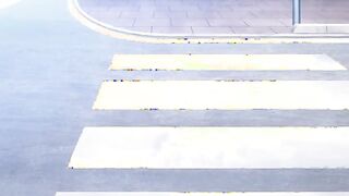 Whorish animation stunner with humungous boobies is impatiently gargling prick before getting plunged with it