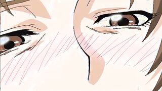 Animation female is wailing and moaning from sensation while railing a rock rock hard meat stick