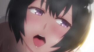 Hentai babe with big tits is moaning while getting fucked, because it feels so good