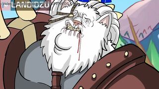 Cartoon babe is eager to have hardcore sex with a guy whose dick is rock hard