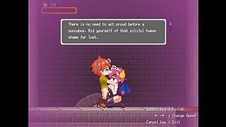 2D Porno. Supah Mamono sisters are having hookup even during the game