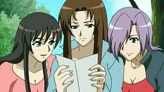 Horny, cartoon housewife is moaning from pleasure while getting fucked, because it feels so good