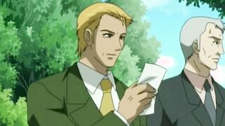 Horny, cartoon housewife is moaning from pleasure while getting fucked, because it feels so good