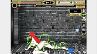 2D Big-Boobed animation honey luvs monsters and tentacles. Adult pornography Game