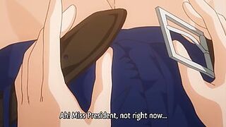 Animation female in college uniform is impatient to have sex intercourse with her hottest pal instead of exploring