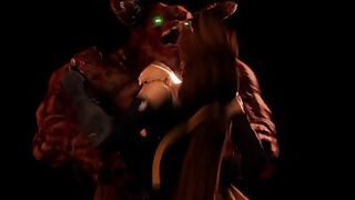 Immense monsters are plumbing bitchy Human dolls in various places and lovin’ it a pile