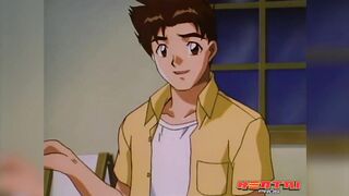 Anime Porno Pros - Kenta Is Surprised By Mahoko, Who Peels Off And Offers Him Her Innocence