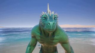 Japanese NUBILE PUMMELS GODZILLA, spunk facial cumshot cum shot, donk fuckin' inward cum-shot, (Kinky Life game)