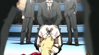 Manga Porno.gonzo bound up and gang-nailed hard in public