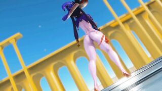 Mmd r18 Mona the finest fuck and deep-throater trio dimensional anime porno