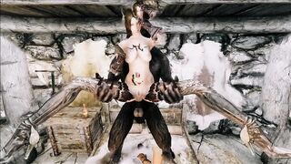 Skyrim Werewolf 3P