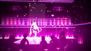 Mmd Miku hatsune with a spectacular figure and super-steamy hooters finest for adult three dimensional manga porn