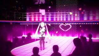 Mmd Miku hatsune with a spectacular figure and super-steamy hooters finest for adult three dimensional manga porn