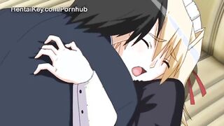 Red-Hot anime porn stud plows his baby sitter