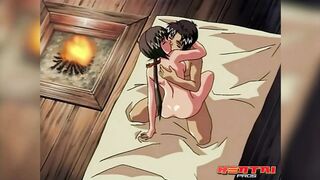 Anime Porn Professionls - Musashi Slurps Mayuki's Jummy Snatch Before Suzumi Displays Her Big-Titted Figure To Him